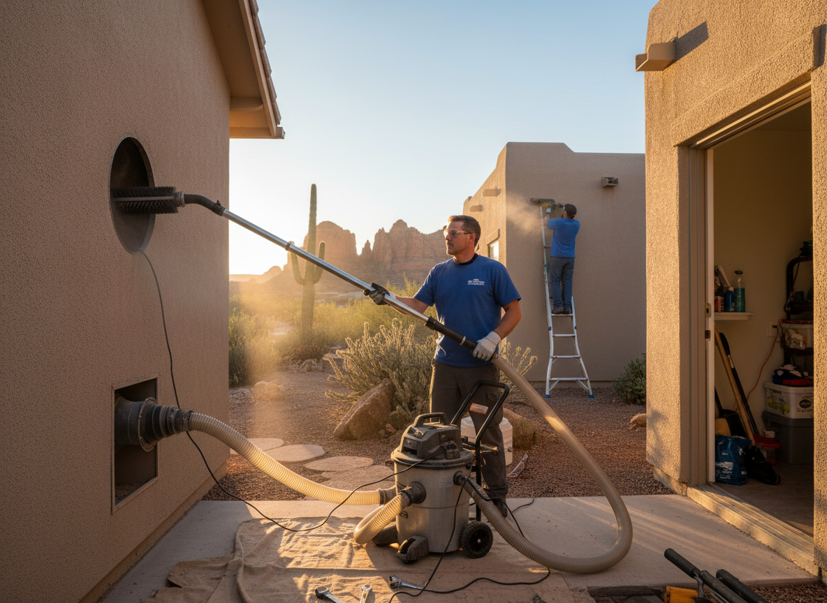 air duct and dryer vent cleaning in Camp Verde