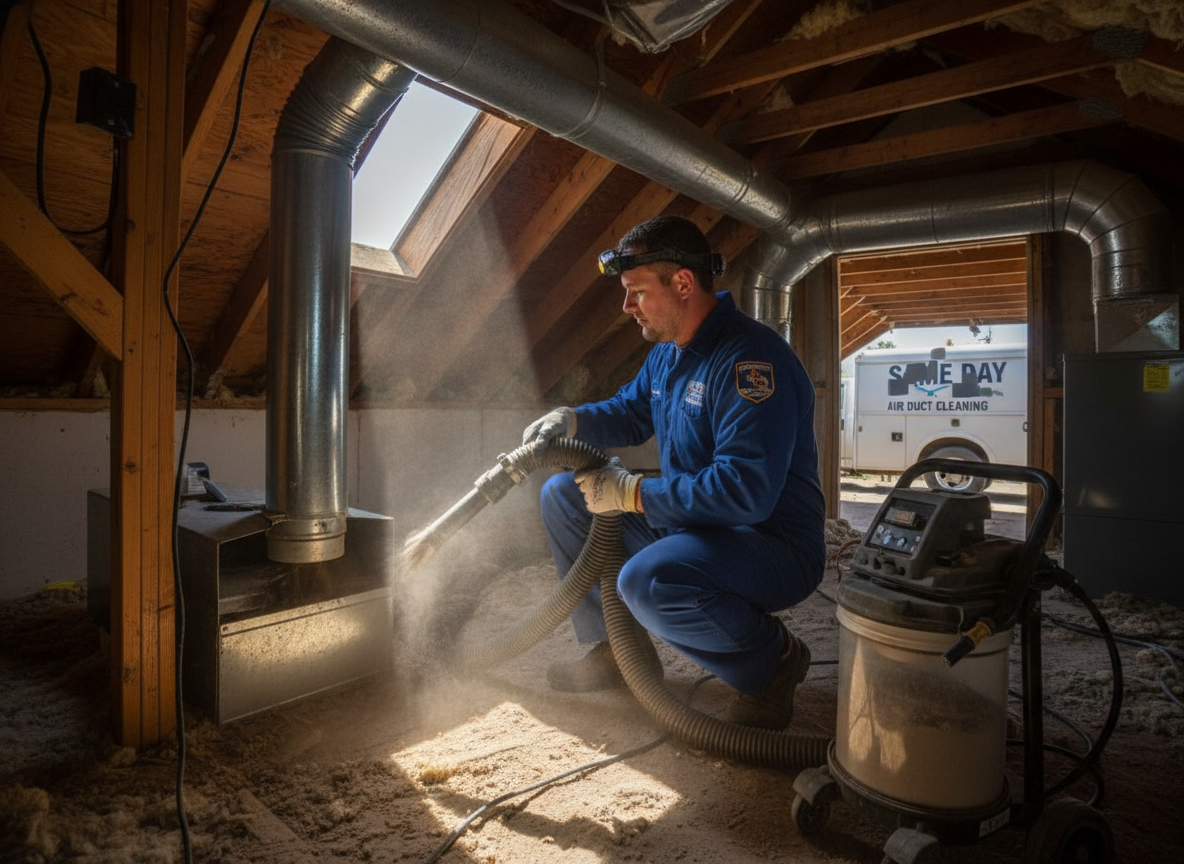 same day air duct cleaning in Camp Verde